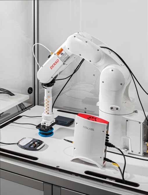 ロボット試験構成での使用例